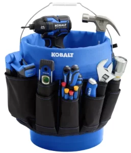 kobalt tool bucket organizer bag