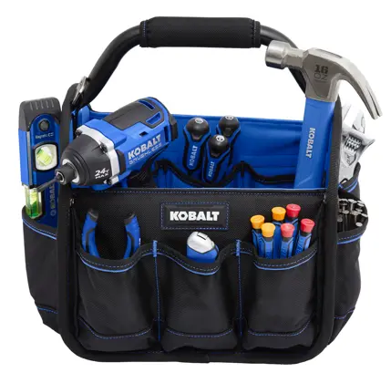 kobalt tool tote bag