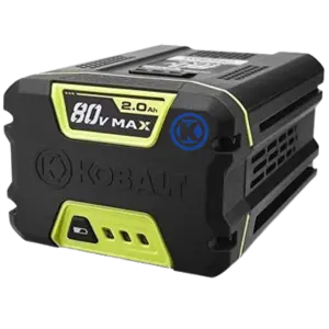 Kobalt 80-volt 2.5-Amp Hours Rechargeable Lithium Ion Cordless Power Equipment Battery KB 2580-06